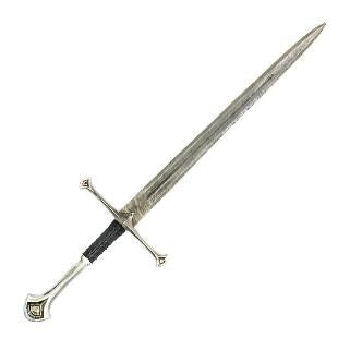 Damascus Steel Longsword: Handmade Leather Sheath, Clay Tempered 38"