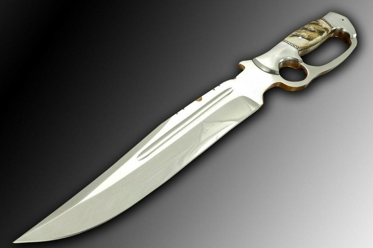 Custom handmade damascus hunting knife and camping knife/Birthday Gift with leather sheath