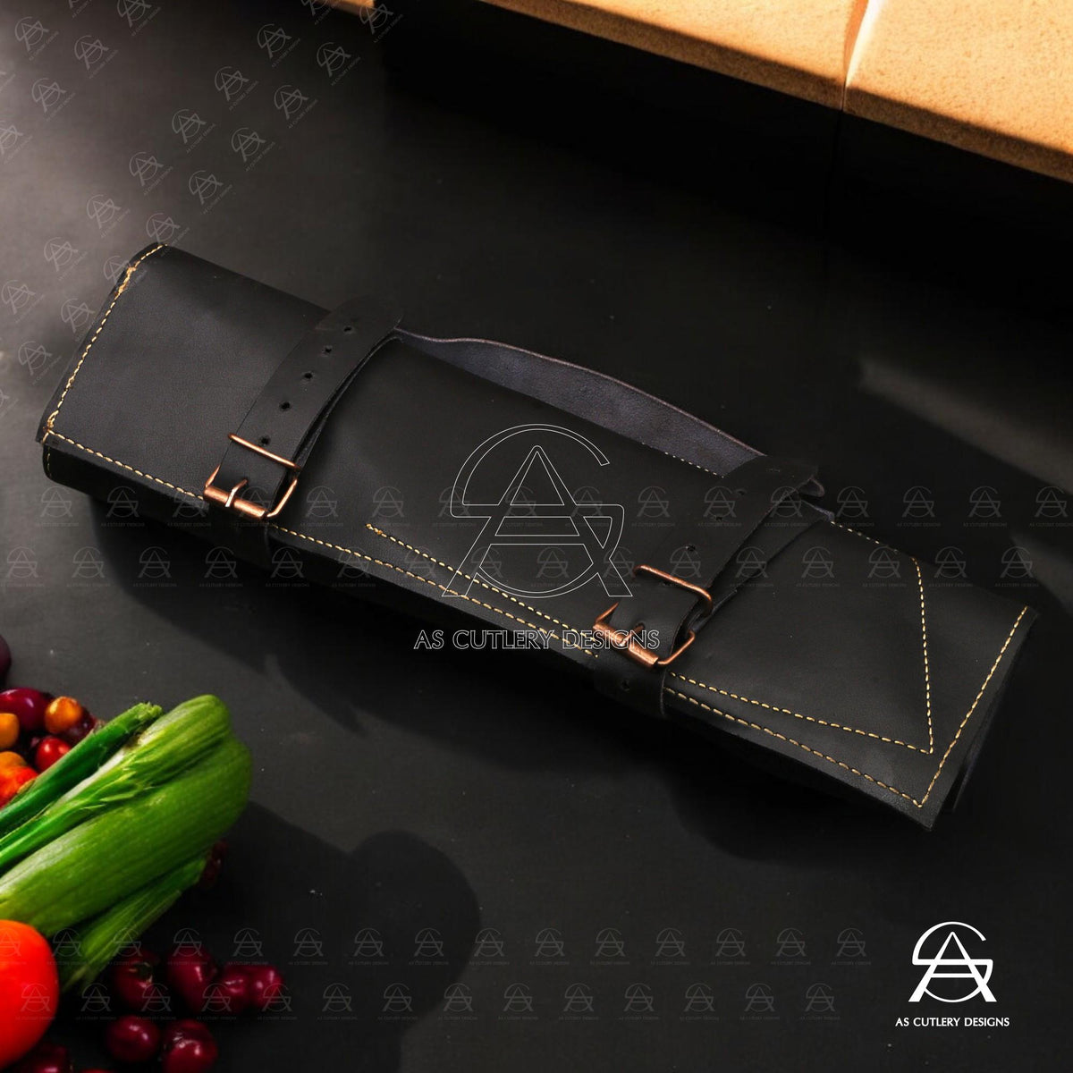 Hand-Forged Chef Knife Set | J2 Stainless Steel, Pakka Wood Handles