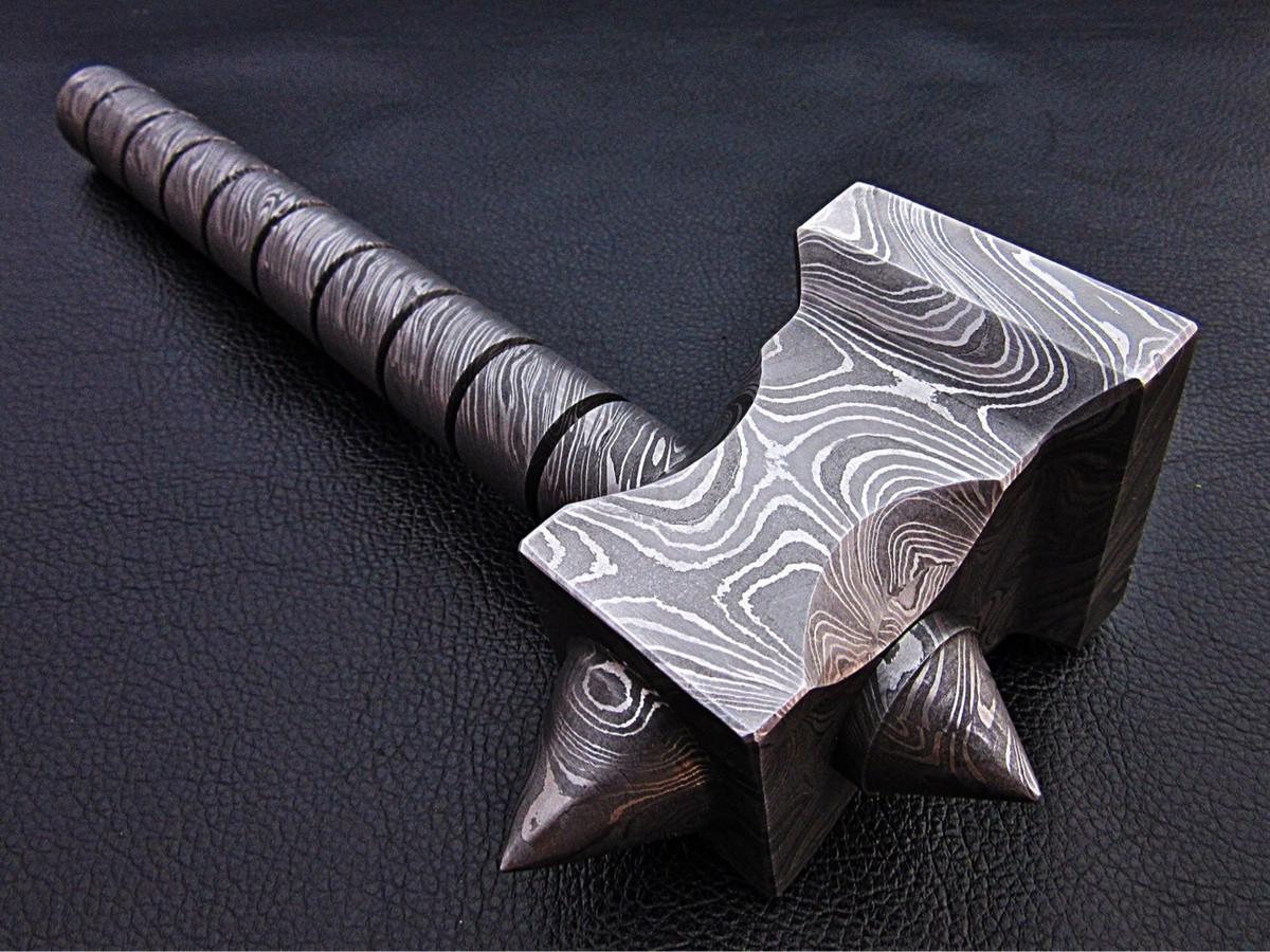 Custom handmade damascus steel hammer beautiful birthday Gift,dad Gifts
